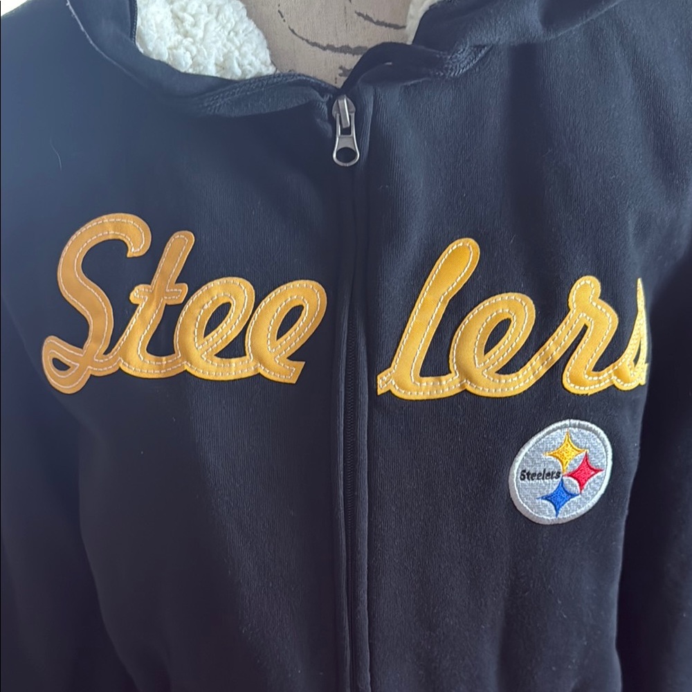 NFL Black and Gold Steelers Women's Jacket